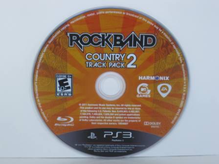 Rock Band Country Track Pack Volume 2 (DISC ONLY) - PS3 Game